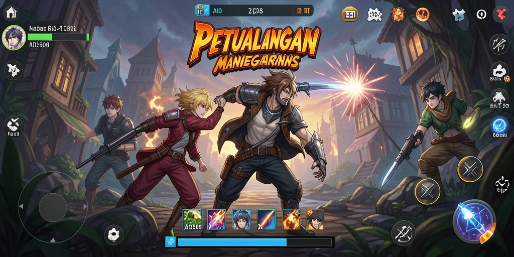 Screenshot menarik dari gameplay seru di ADS508.