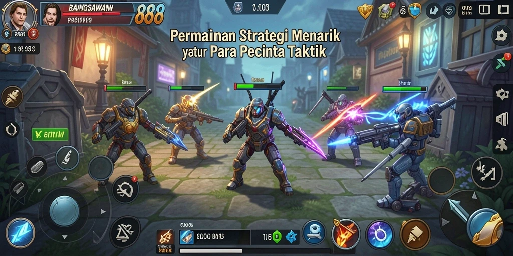 Tampilan gameplay strategis di BANGSAWAN88 yang menarik.