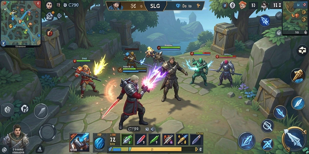 Screenshot C7890 menampilkan gameplay strategi yang mendebarkan.