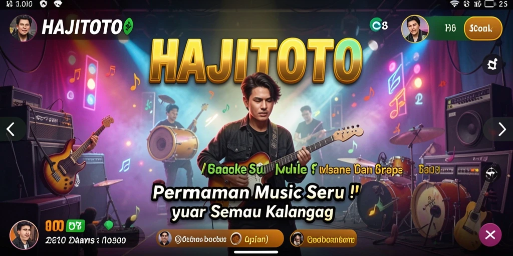 Tampilan gameplay HAJITOTO yang penuh warna dan interaktif.