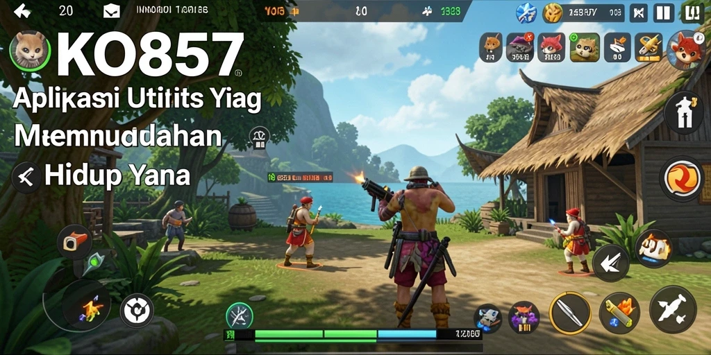 Screenshot utama KO857 menampilkan antarmuka aplikasi yang menawan dan fungsional.