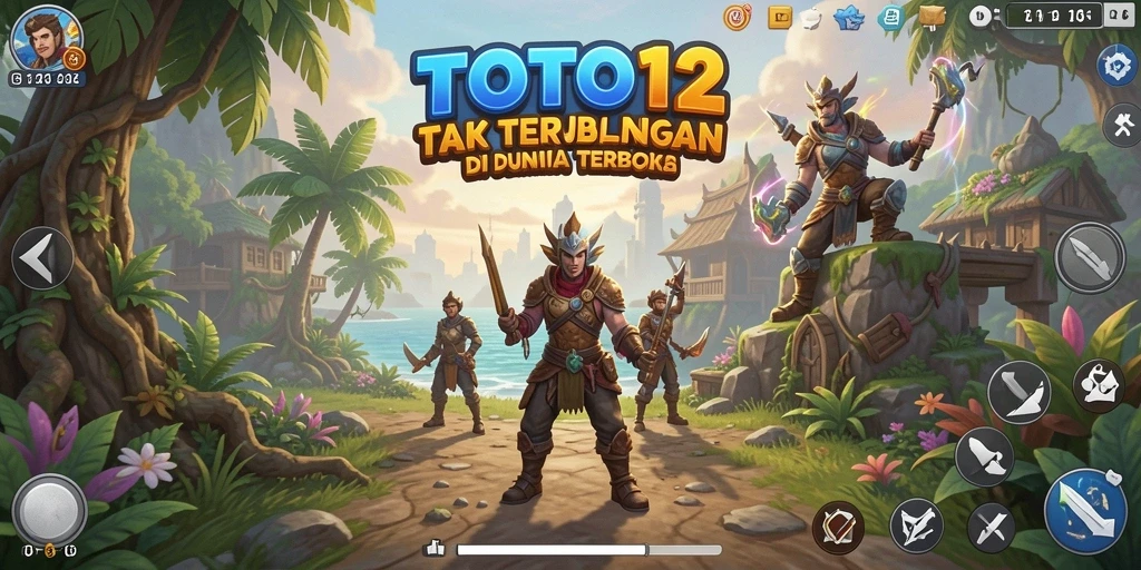 Tangkapan layar gameplay <strong>TOTO12</strong> yang menampilkan petualangan di dunia terbuka.
